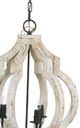 A & B Home Bellamy Black/White Chandelier-2