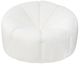 Sagebrook Home White Wood Bolstered Single Seater Chair-2