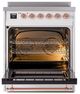 Ilve® Nostalgie II Series 30" White Pro Style Induction Range-2