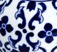 A & B Home Aline Blue/White Lidded Jar-4