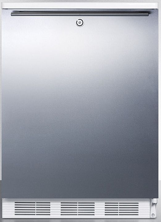 Accucold® by Summit® 24" 5.1 Cu. Ft. Stainless Steel Compact Refrigerator-0