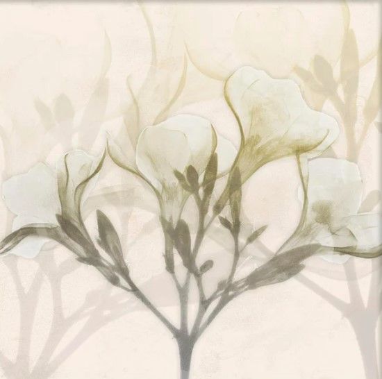 Stylecraft Sunkissed Oleander Beige/Gray/White Wall Art-1