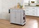 ACME Furniture Tullarick Natural/Gray Kitchen Cart-1