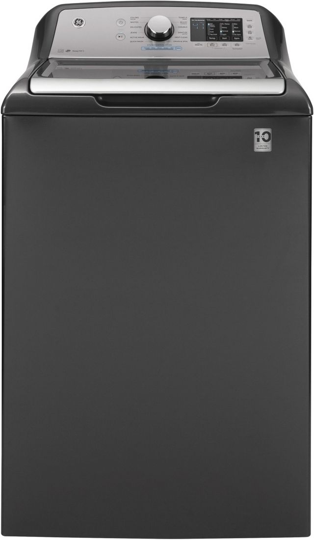 GE® 4.8 Cu. Ft. Diamond Gray Top Load Washer