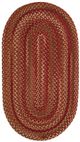 Capel Rugs Homecoming Rosewood Red 7' x 9' Oval Rug-0
