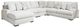 Signature Design by Ashley® Misty-Lakes 5-Piece Chalk Left-Arm Facing Sectional and Chaise-0