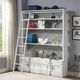 ACME Furniture Cargo White Bookshelf with Ladder-4