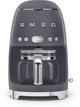 Smeg 50's Retro Style Slate Grey Countertop Coffee Maker-0