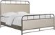 FD Home® Outfitter Post Bourbon King Upholstered Metal Bed-1