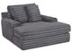 Franklin™ Bellini Cloud Dark Gray Chaise Lounger-0