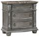 Homelegance® Bennington Gray Nightstand-0