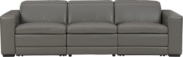Signature Design by Ashley® Texline 4-Piece Gray Power Reclining Sofa-1