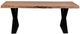 Porter International Designs Manzanita Natural Coffee Table with Black Metal X Base-1