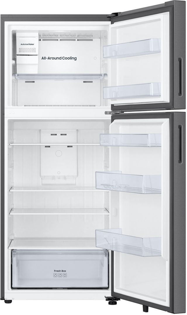 Samsung 28" 17.5 Cu. Ft. Fingerprint Resistant Stainless Steel Top Freezer Refrigerator with Ice Maker-2