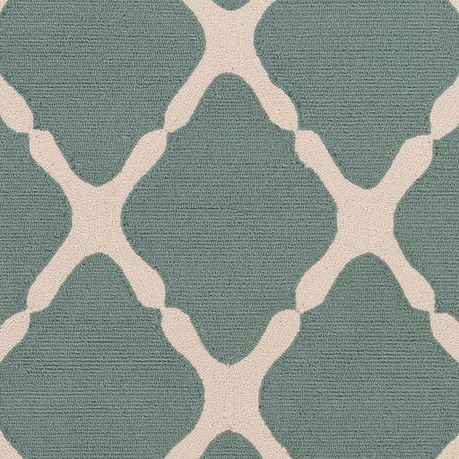 Surya Rain Teal 2'x3' Throw Rug-2
