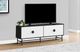 Monarch Specialties Inc. Black/White 60" TV Stand-2