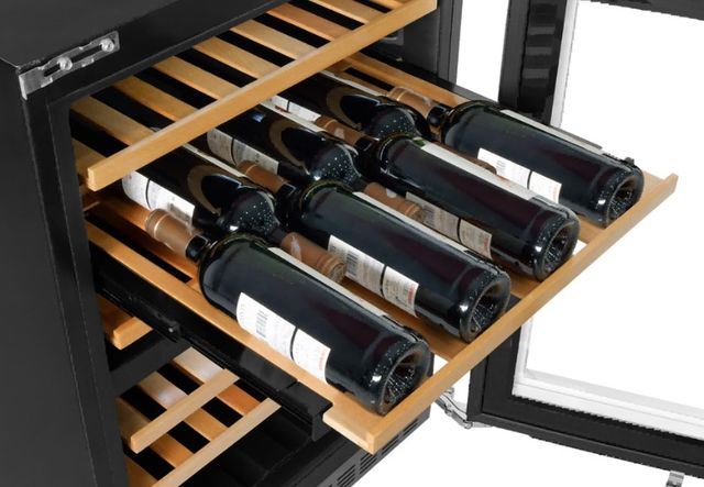 Kucht Professional 24" Stainless Steel Built-In or Freestanding Wine Cooler-2