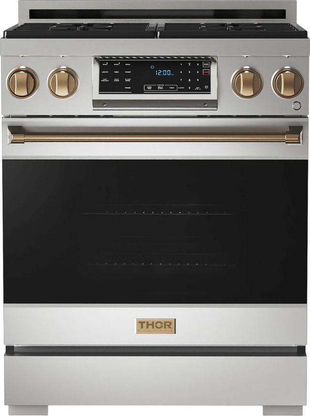 Thor Kitchen® Gordon Ramsay Series 30" Stainless Steel Freestanding Gas Range 