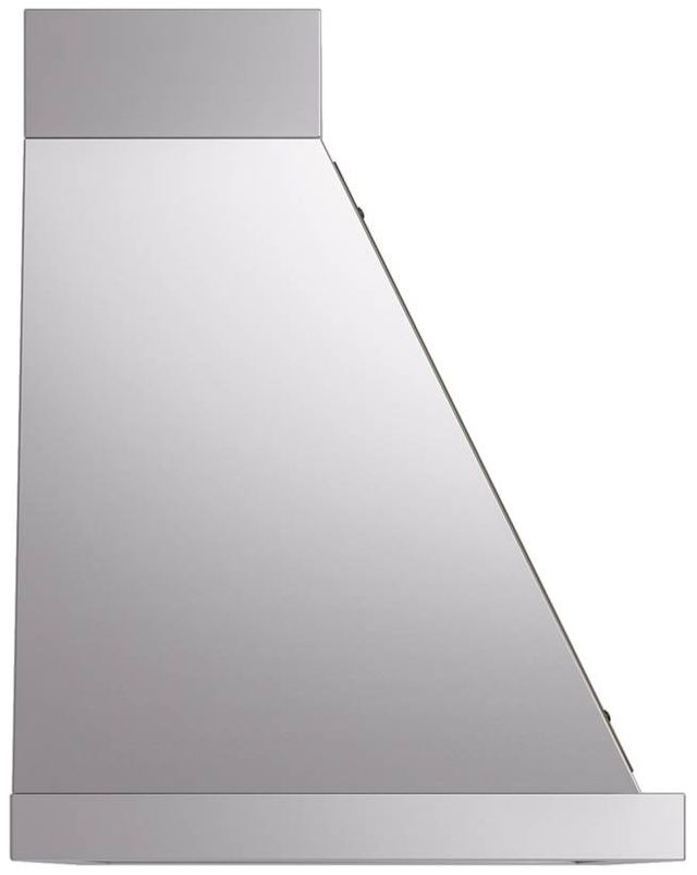 Ilve® Nostalgie II Noblesse 48" Stainless Steel Wall Mounted Range Hood with Burnished Trim-2