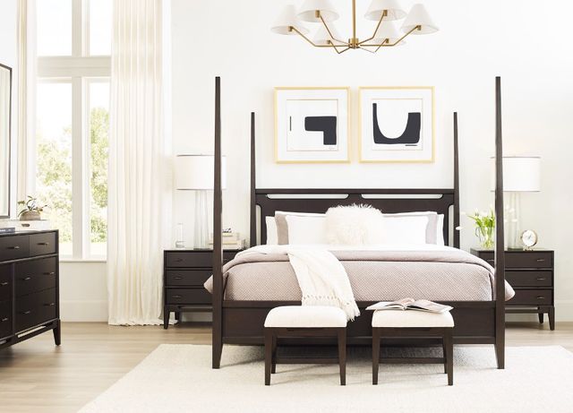 aspenhome® Sutton French Roast 3-Drawer Nightstand-2