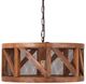 A & B Home Brown/Gray Chandelier-0