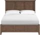 Whittier Wood® Furniture McKenzie Java Queen Classic Storage Panel Bed-0