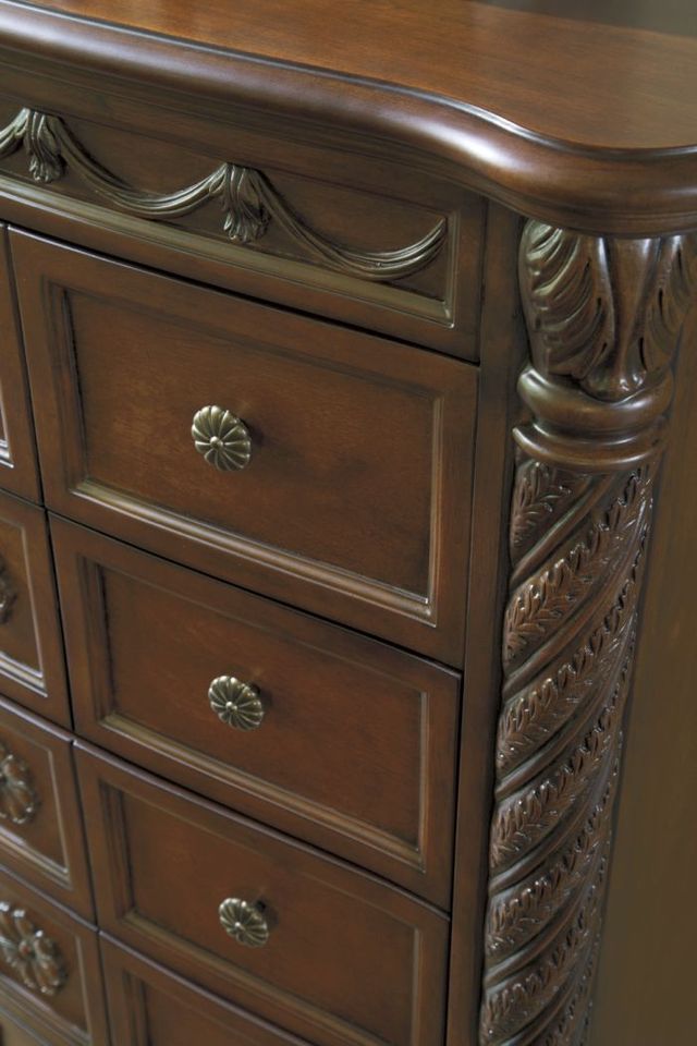Millennium® By Ashley® North Shore Dark Brown Dresser and Mirror-1