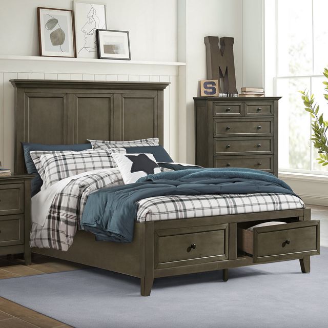 Intercon San Mateo Tuscan Full Youth Panel Storage Bed-1
