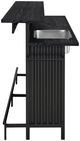 Elements International Leilani Black Bar Table-3
