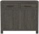 Intercon Flex Reclaimed Chevron Server with Leaf Storage-1