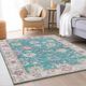 Dalyn™ Rug Company Hatay HY7 Teal 5'x8' Area Rug-4