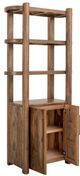 International Furniture Direct Balam Brown 80" Entertainment Center with Fireplace-2