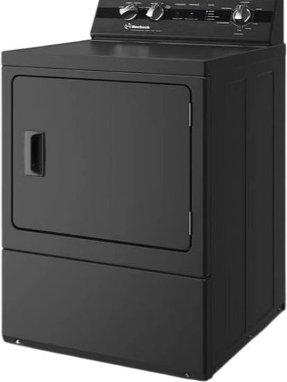 Huebsch® Matte Black Top Load Washer & Electric Dryer Laundry Pair-4
