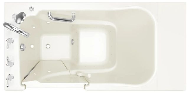 American Standard Gelcoat Linen 30” x 52” X 42" Walk-In Bathtub with Air Spa System - Left-Hand Door and Drain-1
