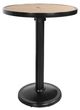 CabanaCoast® Customizable Kensington Wooden 32" Outdoor Round Pedestal Balcony Table-0