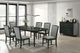 New Classic® Home Furnishings Skyline 7-Piece Gray/Onyx Dining Set-1