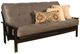 Kodiak Furniture Suede Gray 8" Coil Hinged Innerspring Full Futon Mattress -0