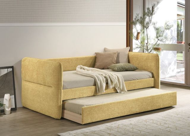 Crown Mark Philipa Gold Upholstered Daybed-2