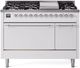 Ilve® Nostalgie II Series 48" White Pro Style Dual Fuel Range-0