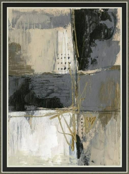 Classy Art Neutral Divisions II by Jennifer Goldberger Wall Art-1