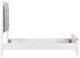 Liberty Furniture Reflections Gray/Pearl White/Rhinestone Twin Youth Upholstered Panel Bed-3