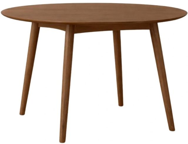 New Classic® Home Furnishings Oscar Walnut Round Dining Table-0