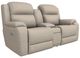 La-Z-Boy® Dorian Bisque Power Reclining Loveseat with Console, Headrest, and Lumbar-0