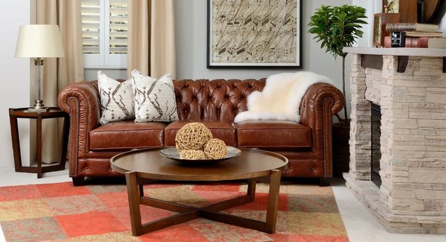 Decor-Rest® Furniture LTD Customizable 3230 Leather Sofa-3