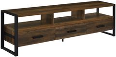 Coaster® James Dark Pine 3-Drawer 71" TV Stand