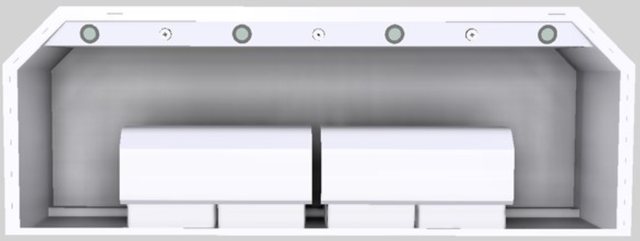 Vent-A-Hood® Designer Series 66" White Wall Mounted Range Hood-1