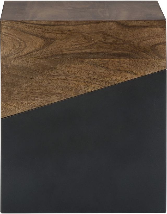 Signature Design by Ashley® Trailbend Brown Accent Table with Gunmetal  Accent -2