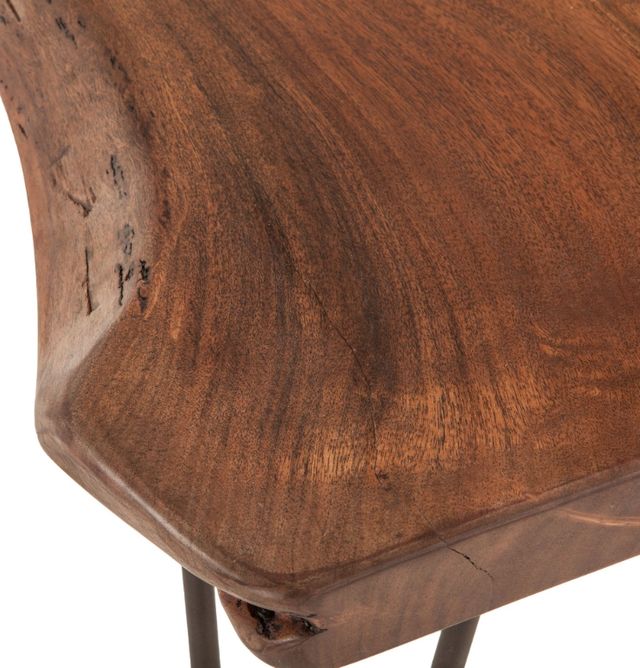 Home Trends & Design Vail Walnut Bench-2