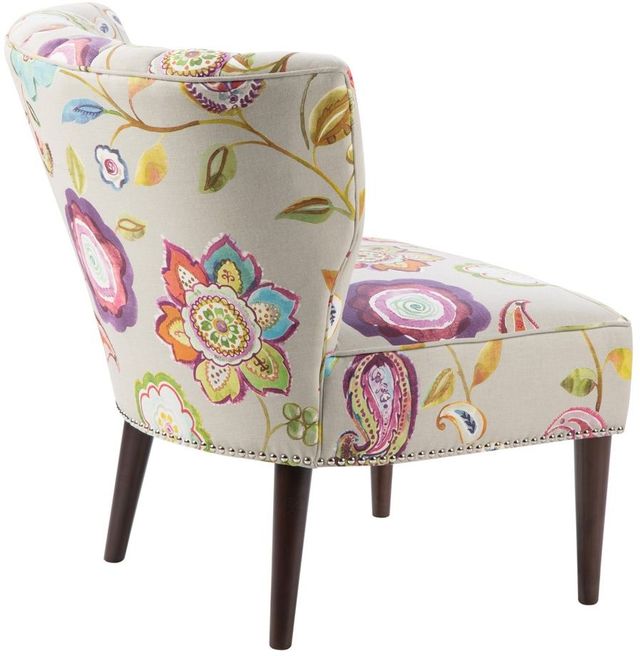 Olliix by Madison Park Multi Korey Channel Back Slipper Chair-3
