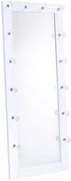 Elements International Lindy Glossy White Floor Mirror-0